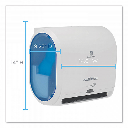 enMotion Impulse 10 Automated Towel Dispenser, 9.25 x 14.6 x 14, Gray (59487A)