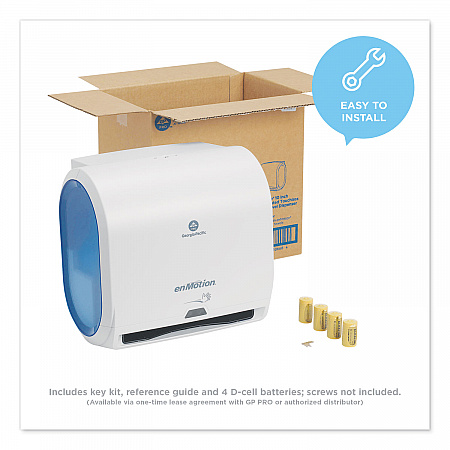 enMotion Impulse 10 Automated Towel Dispenser, 9.25 x 14.6 x 14, Gray (59487A)