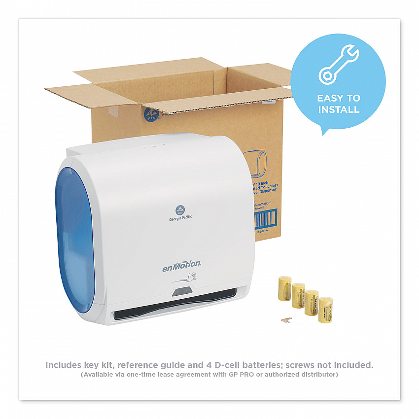 enMotion Impulse 10 Automated Towel Dispenser, 9.25 x 14.6 x 14, Gray (59487A)
