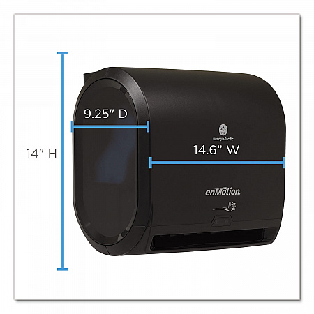 enMotion Impulse 10 Automated Towel Dispenser, 9.25 x 14.6 x 14, Black (59488A)