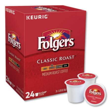 Folgers Gourmet Selections Classic Roast Coffee K-Cups, 96/Carton (6685CT)