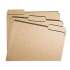 Smead Heavyweight Kraft File Folders, 1/3-Cut Tabs, Letter Size, 17 pt. Kraft, 50/Box (10830)