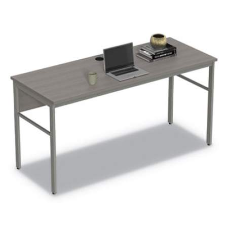Linea Italia Urban Series Desk Workstation, 59" x 23.75" x 29.5", Ash (UR601ASH)