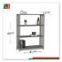 Linea Italia Trento Line Bookcase, Three-Shelf, 31 1/2w x 11 5/8d x 43 1/4h, Mocha (TR735MOC)