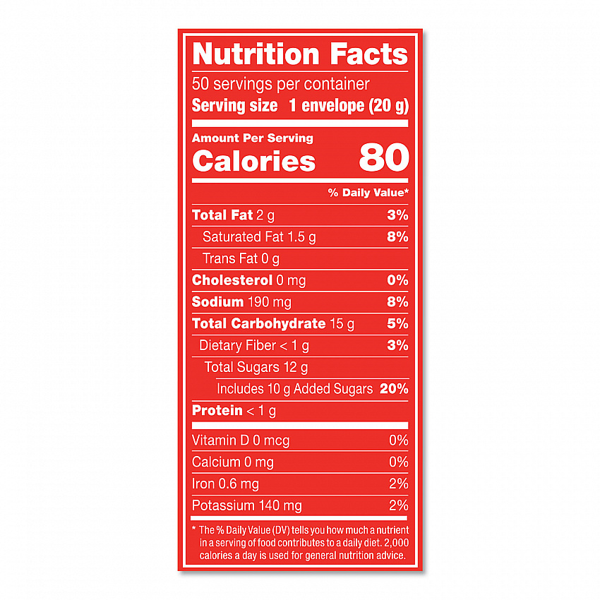 Hot Cocoa Mix, Rich Chocolate, 0.71 oz Packets, 50/Box, 6 Box/Carton (25485CT)