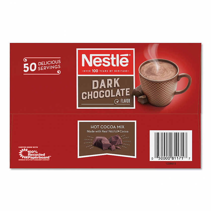 Hot Cocoa Mix, Dark Chocolate, 0.71 oz, 50/Box (70060)