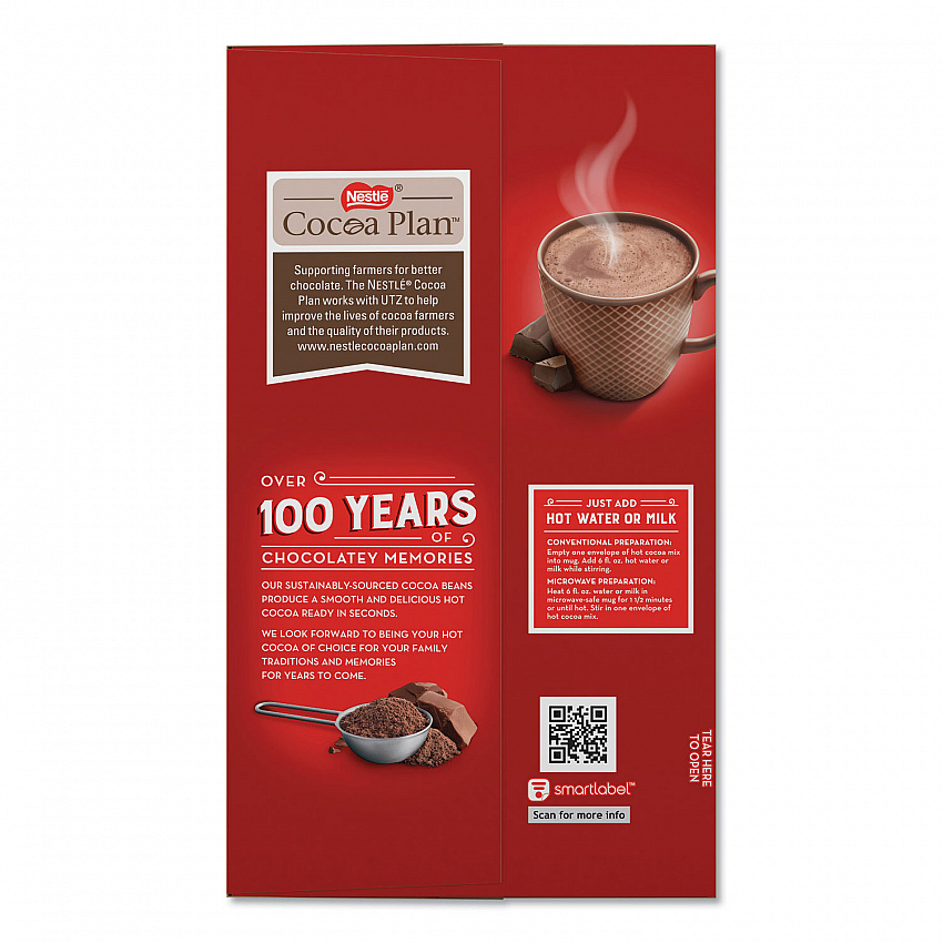 Hot Cocoa Mix, Dark Chocolate, 0.71 oz, 50/Box (70060)