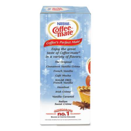 Coffee mate Liquid Coffee Creamer, Pumpkin Spice, 0.38 oz Mini Cups, 50/Box, 4 Boxes/Carton, 200 Total/Carton (75520CT)