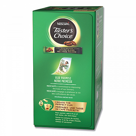 Taster's Choice Stick Pack, Decaf, 0.06 oz, 80/Box (66488)