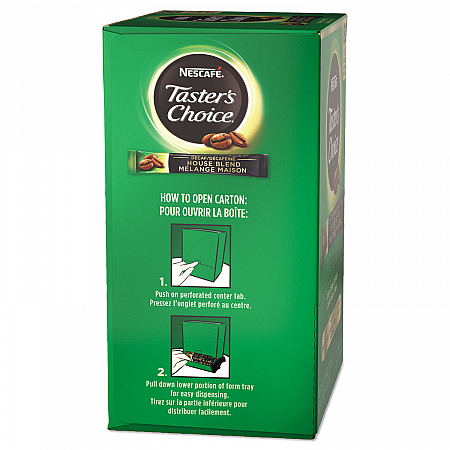 Taster's Choice Stick Pack, Decaf, 0.06 oz, 80/Box (66488)