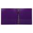 Samsill Earths Choice Biobased Durable Fashion View Binder, 3 Rings, 1" Capacity, 11 x 8.5, Purple, 2/Pack (U86308)