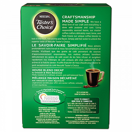 Taster's Choice Stick Pack, Decaf, 0.06 oz, 80/Box (66488)