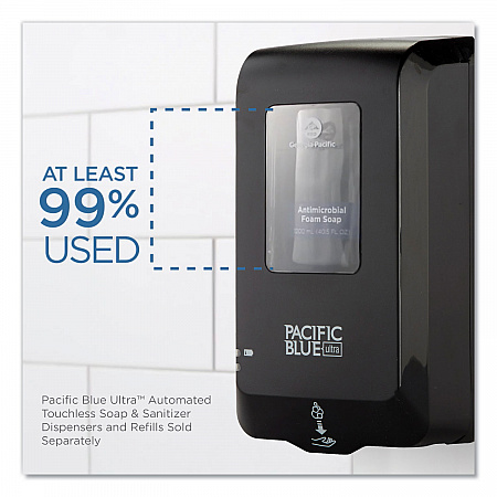 Pacific Blue Ultra Automated Touchless Soap/Sanitizer Dispenser, 1,000 mL, 6.54 x 11.72 x 4, Black (53590)