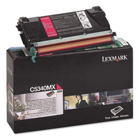 Lexmark C5340MX Return Program Extra High-Yield Toner, 7,000 Page-Yield, Magenta
