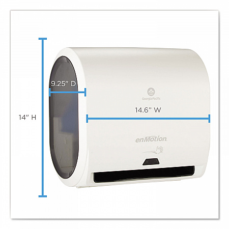 enMotion Impulse 10 Automated Towel Dispenser, 9.25 x 14.6 x 14, White (59447A)