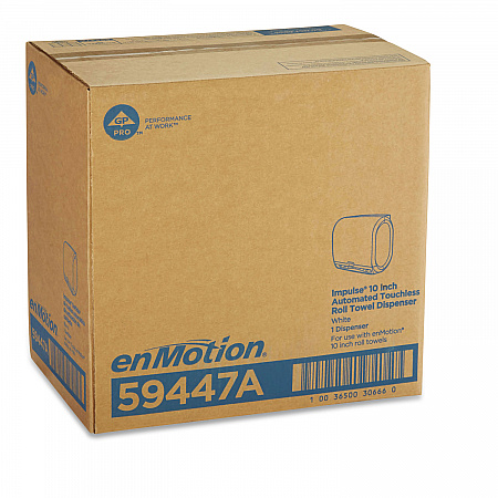 enMotion Impulse 10 Automated Towel Dispenser, 9.25 x 14.6 x 14, White (59447A)