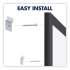 Quartet Classic Series Total Erase Dry Erase Board, 48 x 36, White Surface, Black Frame (S534B)