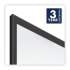 Quartet Classic Series Total Erase Dry Erase Board, 60 x 36, White Surface, Black Frame (S535B)