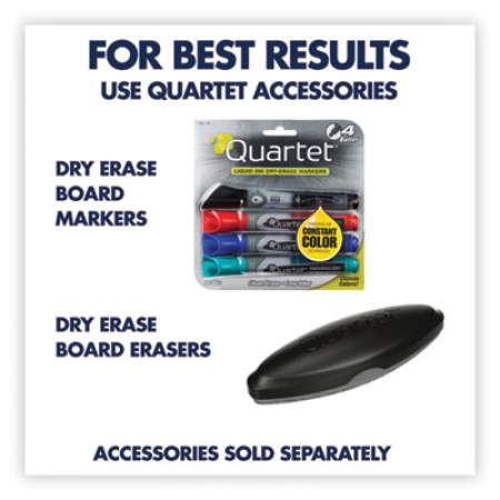 Quartet Classic Series Total Erase Dry Erase Board, 72 x 48, Silver Aluminum Frame (S537)