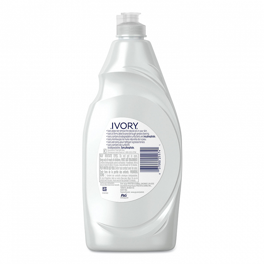 Dish Detergent, Classic Scent, 24 oz Bottle, 10/Carton (25574)