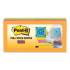 Post-it Notes Super Sticky Full Stick Notes, 3 x 3, Assorted Rio de Janeiro Colors, 25 Sheets/Pad, 16/Pack (F33016SSAU)