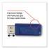 Verbatim Classic USB 2.0 Flash Drive, 16 GB, Blue (97275)