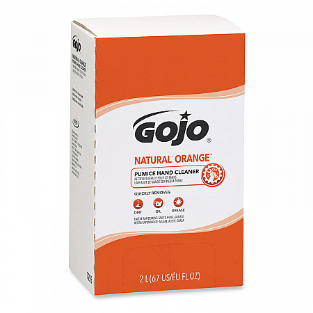 NATURAL ORANGE Pumice Hand Cleaner Refill, Citrus Scent, 2,000 mL, 4/Carton (7255)