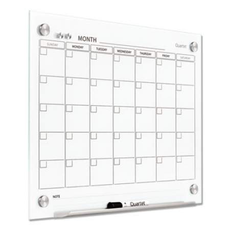 Quartet Infinity Magnetic Glass Calendar Board, 24 x 18 (GC2418F)
