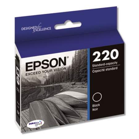 Epson T220120-S (220) DURABrite Ultra Ink, 175 Page-Yield, Black