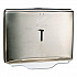 Personal Seat Cover Dispenser, 16.6 x 2.5 x 12.3, Stainless Steel (09512)