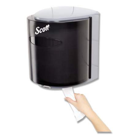 Scott Roll Control Center Pull Towel Dispenser, 10.3 x 9.3 x 11.9, Smoke/Gray (09989)