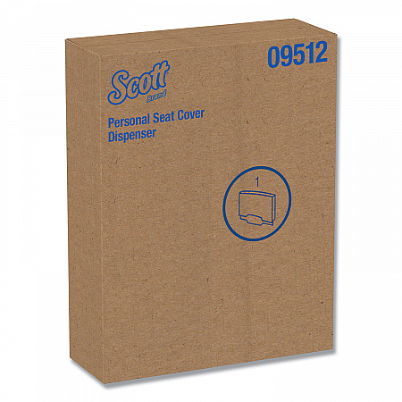 Personal Seat Cover Dispenser, 16.6 x 2.5 x 12.3, Stainless Steel (09512)