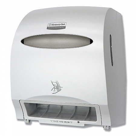 Electronic Towel Dispenser, 12.7 x 9.57 x 15.76, White (48856)