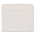 Advantus PVC-Free Badge Holders, Horizontal, 4.5 x 4, Frosted Transparent, 50/Pack (75603)