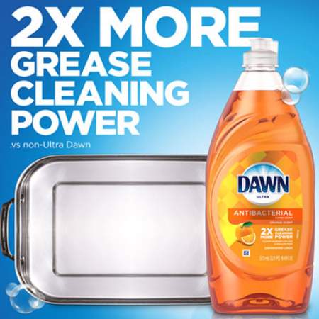 Dawn Ultra Antibacterial Dishwashing Liquid, Orange, 40 oz Bottle (91092EA)