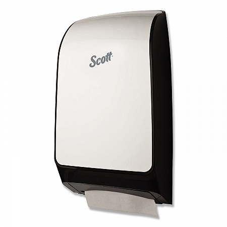 Premiere Folded Towel Dispenser, 10.6 x 5.48 x 18.79, White (39640)