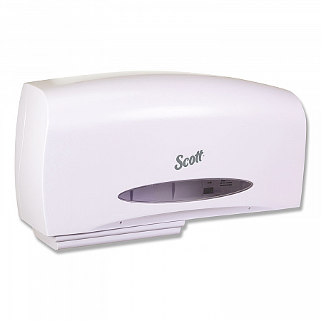 Essential Coreless Twin Jumbo Roll Tissue Dispenser, 20 x 6 x 11, White (09609)