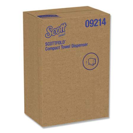 Scottfold Folded Towel Dispenser, 10.75 x 4.75 x 9, White (09214)
