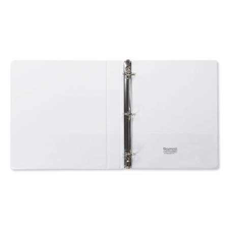 Samsill Earth's Choice Biobased D-Ring View Binder, 3 Rings, 1" Capacity, 11 x 8.5, White (16937)