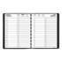 AT-A-GLANCE Two-Person Group Daily Appointment Book, 11 x 8, Black Cover, 12-Month (Jan to Dec): 2022 (7022205)