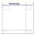 AT-A-GLANCE QuickNotes Mini Erasable Wall Planner, 16 x 12, White/Blue/Yellow Sheets, 12-Month (Jan to Dec): 2022 (PM550B28)