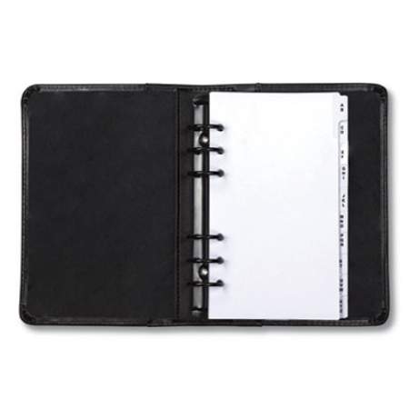 Samsill Regal Leather Business Card Binder, Holds 120 2 x 3.5 Cards, 5.75 x 7.75, Black (81270)