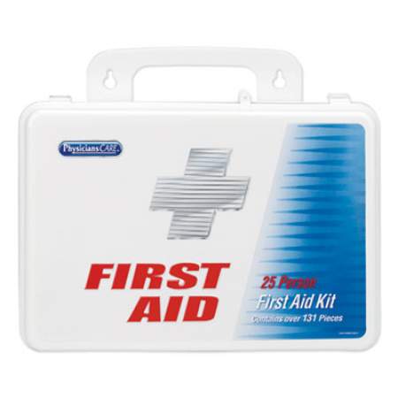 PhysiciansCare by First Aid Only Office First Aid Kit, for Up to 25 People, 131 Pieces, Plastic Case (60002)