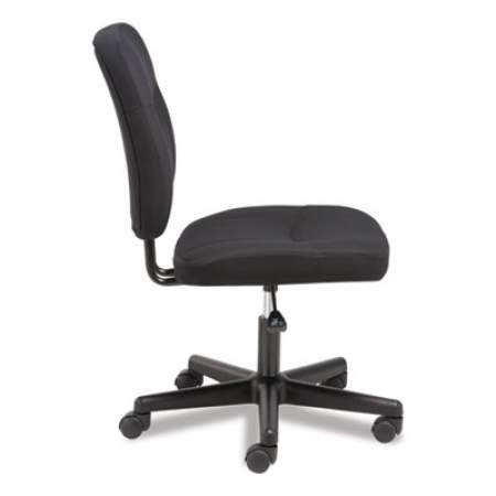 Sadie 4-Oh-One Mid-Back Armless Task Chair, Supports Up to 250 lb, 15.94" to 20.67" Seat Height, Black (VST401)