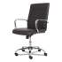 Sadie 5-Eleven Mid-Back Executive Chair, Supports Up to 250 lb, 17.1" to 20" Seat Height, Black Seat/Back, Chrome Base (VST511)