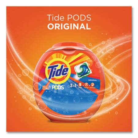 Detergent Pods, Tide Original Scent, 96/Tub, 4 Tubs/Carton (80145)