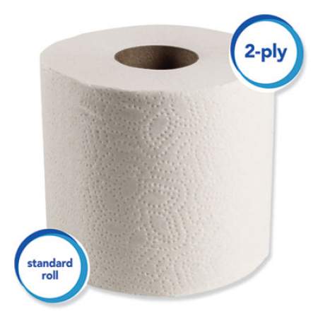 Scott Essential Standard Roll Bathroom Tissue, Septic Safe, 2-Ply, White, 550 Sheets/Roll (04460RL)