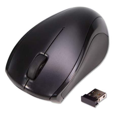 Innovera Compact Mouse, 2.4 GHz Frequency/26 ft Wireless Range, Left/Right Hand Use, Black (62210)