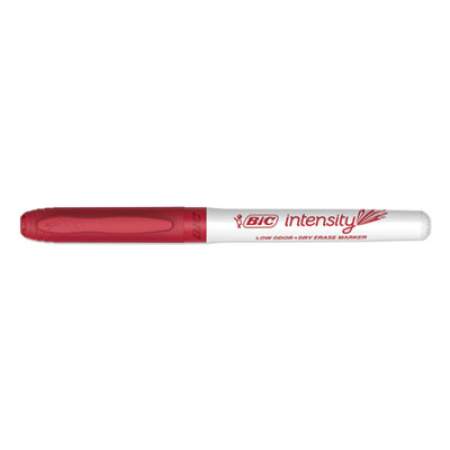 BIC Intensity Low Odor Fine Point Dry Erase Marker, Fine Bullet Tip, Assorted Colors, 4/Set (GDEP41ASST)
