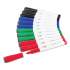 U Brands Medium Point Low-Odor Dry-Erase Markers with Erasers, Medium Bullet Tip, Assorted Colors, 12/Pack (3980U0012)